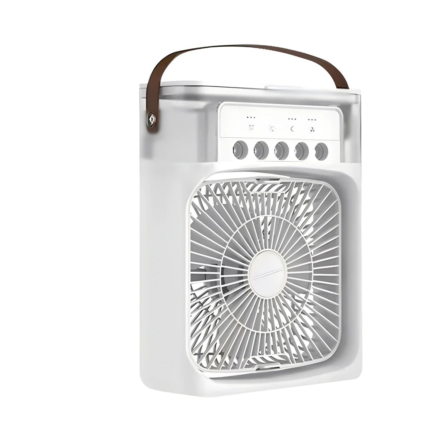 3-in-1 Air Cooler, Humidifier & Fan with LED Light – Portable USB Air Conditioner for Home & Office