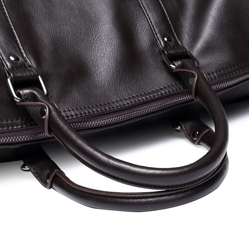 Stylish Leather Men’s Travel Bag – Perfect for Long and Short Trips