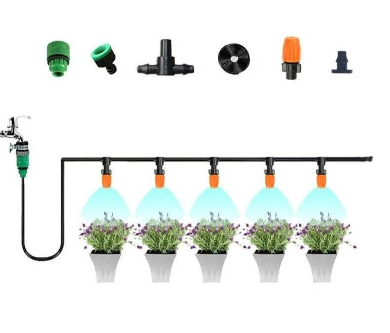 Pro Sprinkler Set – Smart Garden Irrigation System | Custom Nozzles | Water-Saving Design | 5m–20m Hose