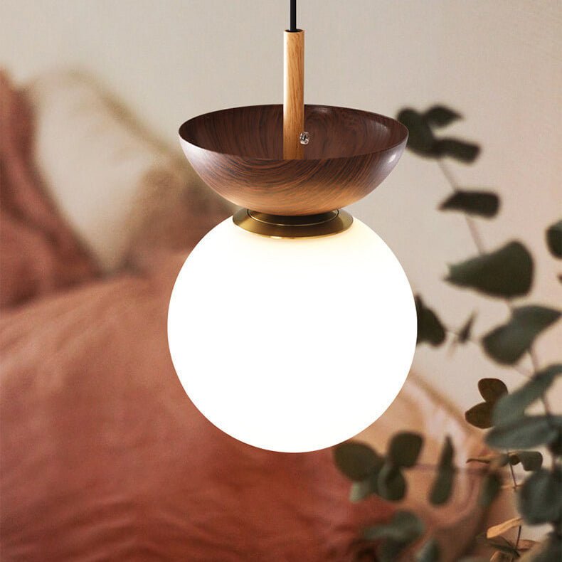 Hikari Japanese LED Ceiling Light – Minimalist Wooden Frame Zen Lamp