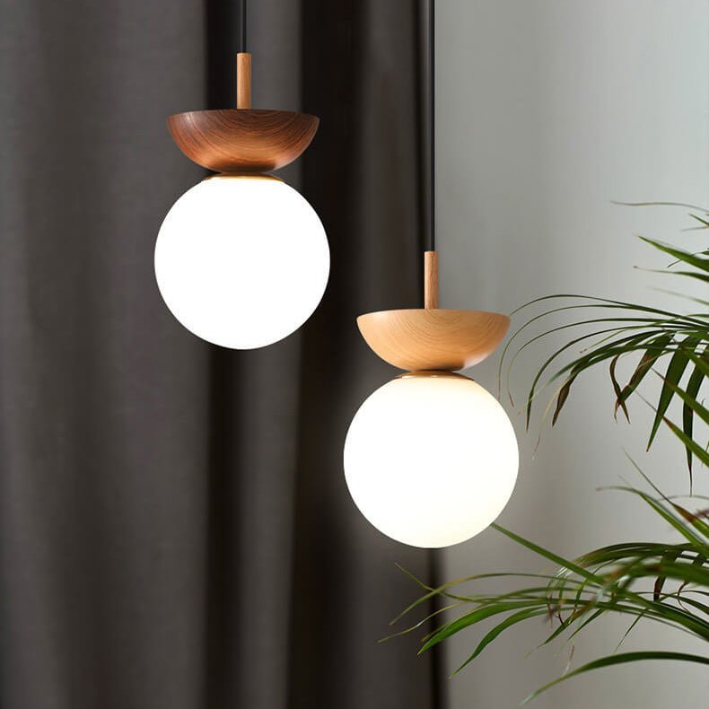 Hikari Japanese LED Ceiling Light – Minimalist Wooden Frame Zen Lamp