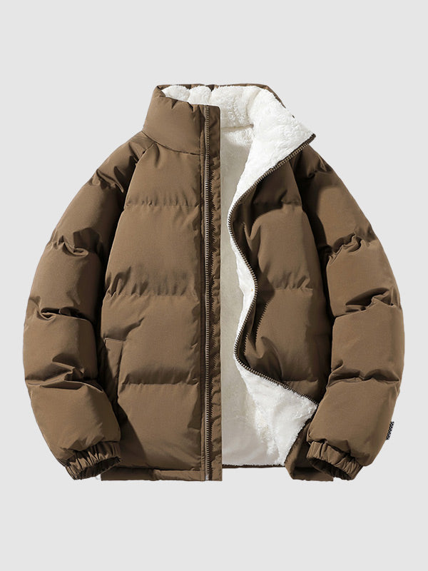 Calvin | Men's Fleece-Lined and Padded Puffer Jacket