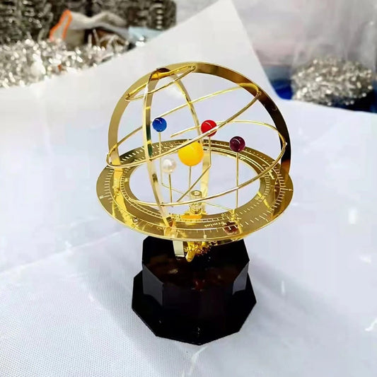Grand Orrery Solar System Model – Handcrafted Brass Planetary Display