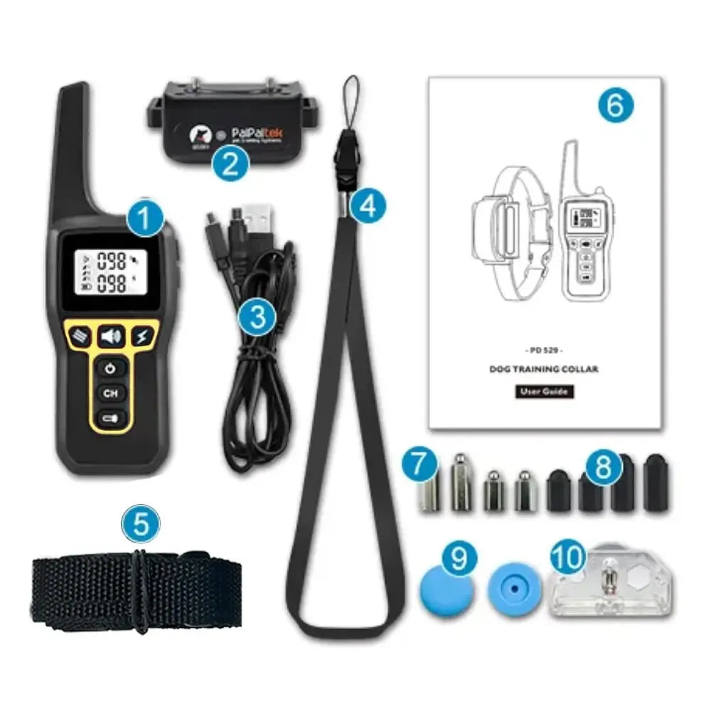 1000m Dog Training Collar – Waterproof, Rechargeable with Remote Control for Small, Medium & Large Dogs