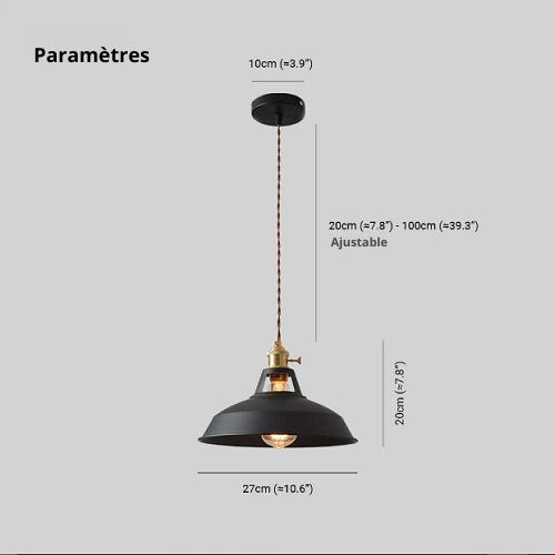 PastelAura – Vintage Pastel Metal Pendant Light for a Soft & Stylish Ambience