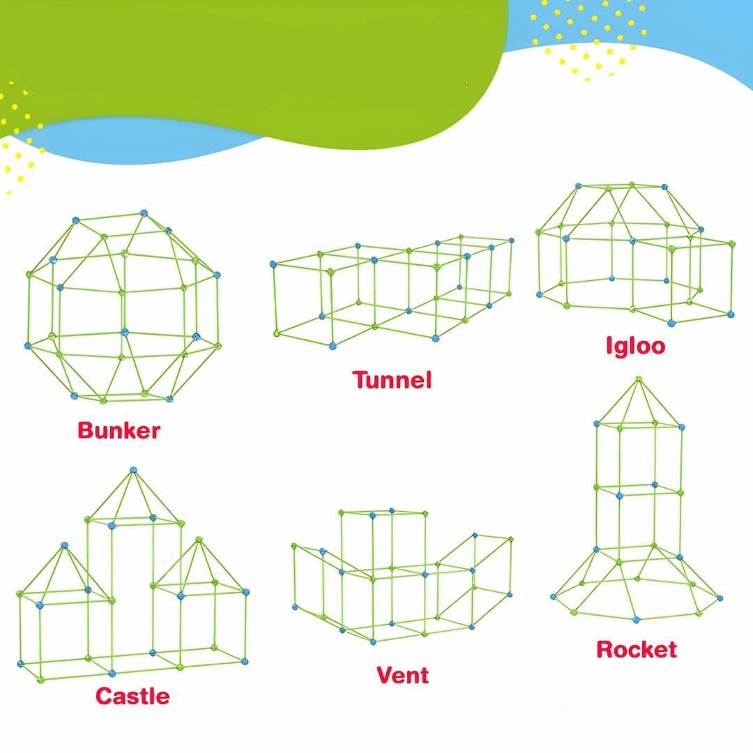 Magical Kids Fort – Imaginative Play Castle Tent for Indoor Adventures