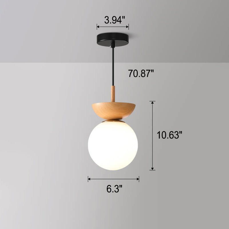 Hikari Japanese LED Ceiling Light – Minimalist Wooden Frame Zen Lamp