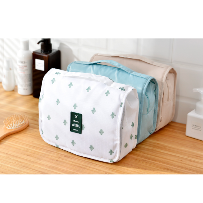 TravelEase –  Water-Resistant Travel Toiletry Bag with Hanging Hook