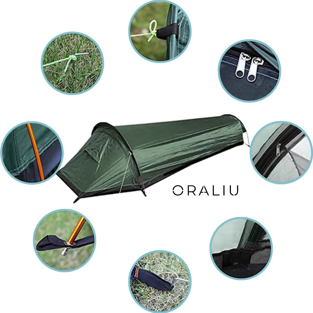 1-Person Lightweight Waterproof Camping Tent – Compact & Easy Setup
