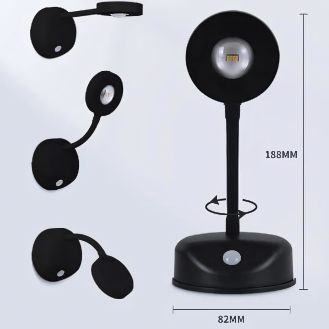 Spark360 – Wireless LED Spotlight with Motion Sensor and 360° Adjustable Mount