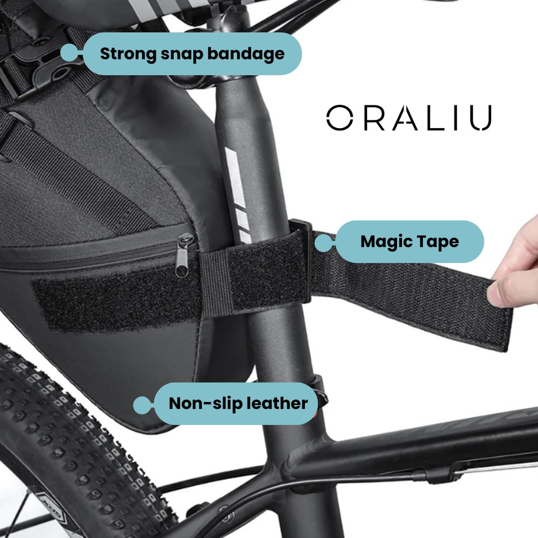 Waterproof Bike Saddle Bag – 10L Capacity, Lightweight & Durable Cycling Seat Pack