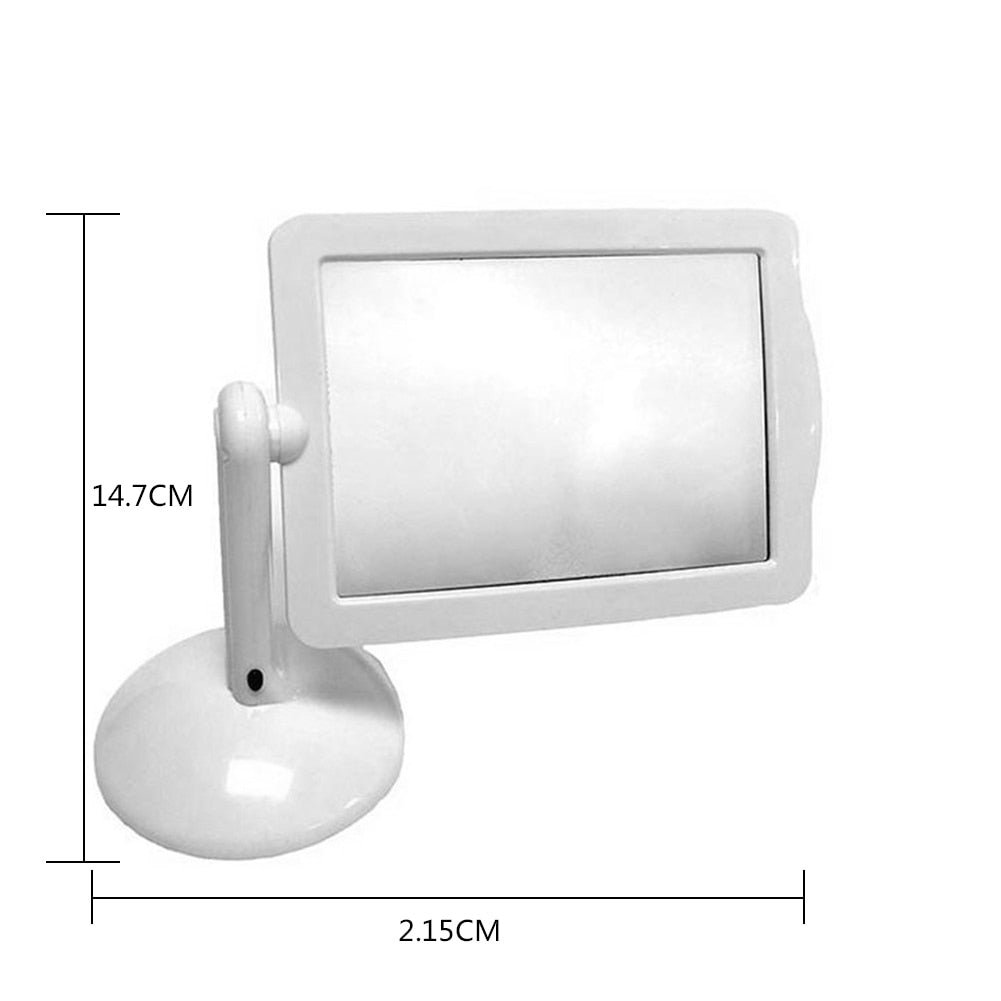 LumaRead LED Full Page Magnifier – Portable Hands-Free Reading Magnifier with Stand & Light