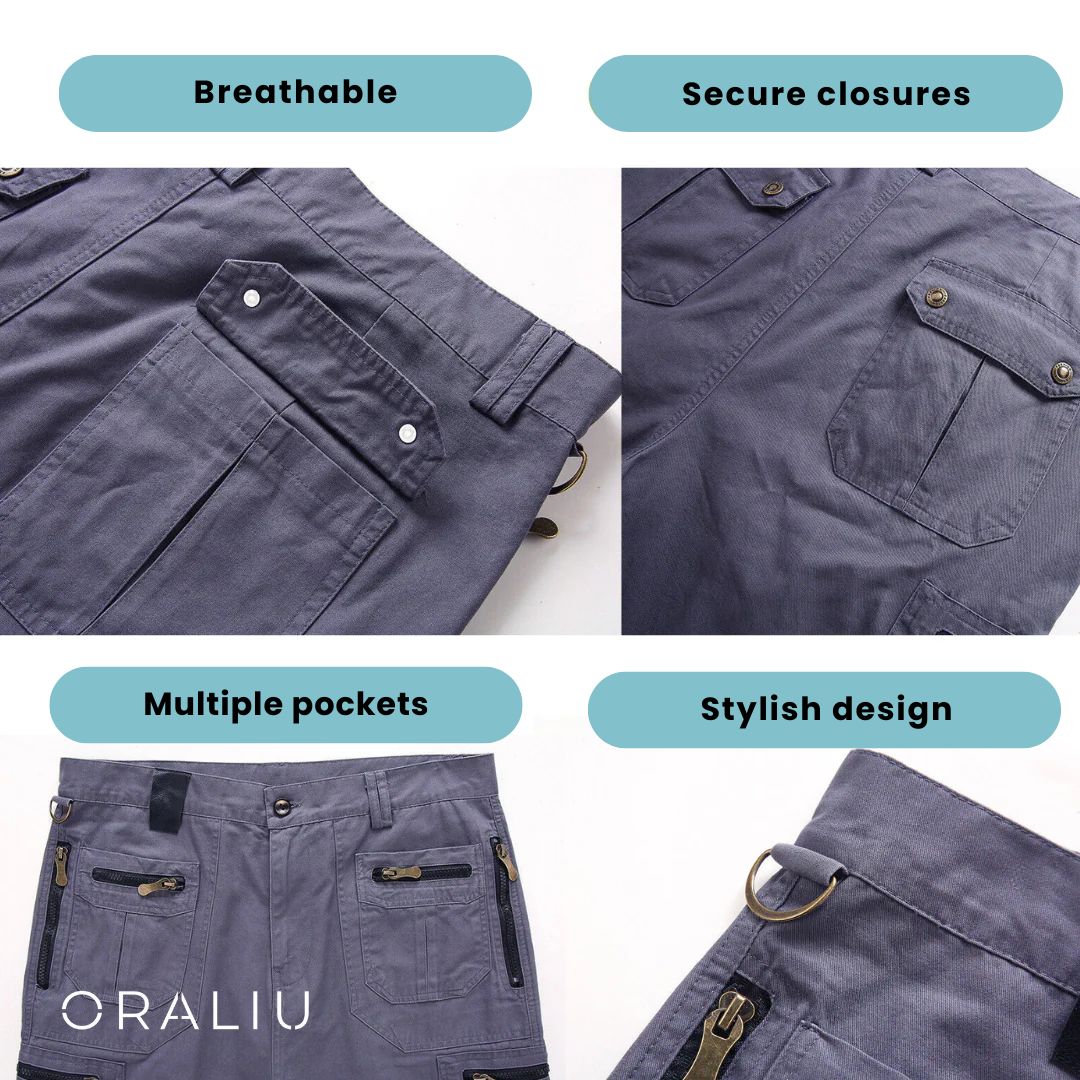 Men's Outdoor Cargo Shorts – Quick Dry, Multi-Pocket, Stretch Fit