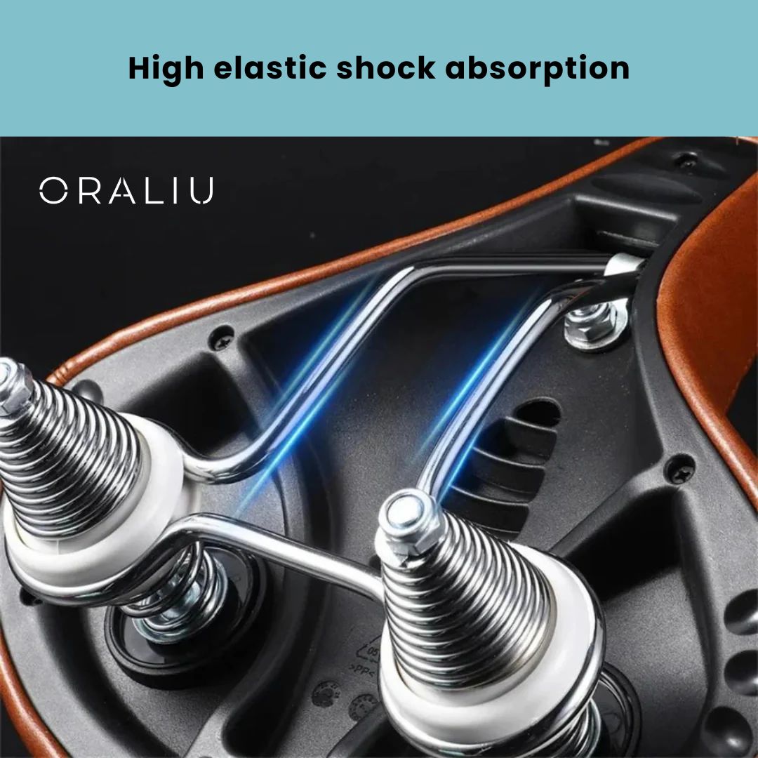 Luxury Ergonomic Bike Saddle – Anti-Shock, Waterproof Seat for City & Mountain Bikes