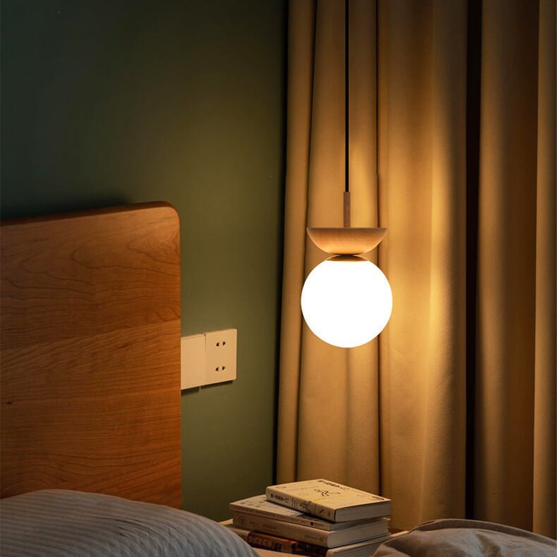 Hikari Japanese LED Ceiling Light – Minimalist Wooden Frame Zen Lamp