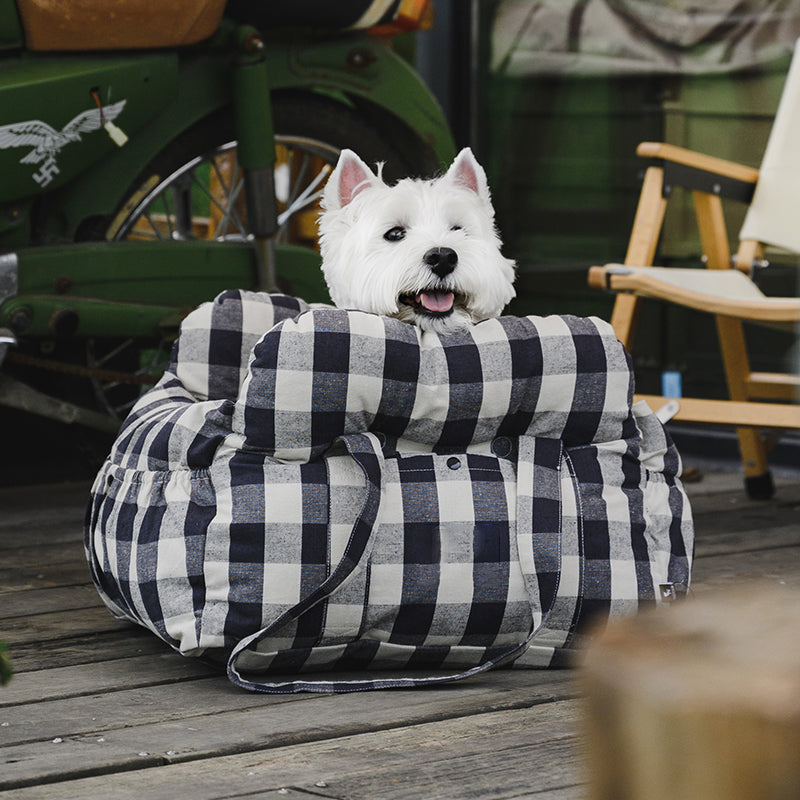 ComfyRide | Dog Car Seat Bed – Safe, Soft & Travel-Friendly Pet Carrier