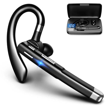 RoadMic Pro – Wireless Bluetooth 5.1 Headset with Dual Mic & Noise Cancellation for Calls and Work