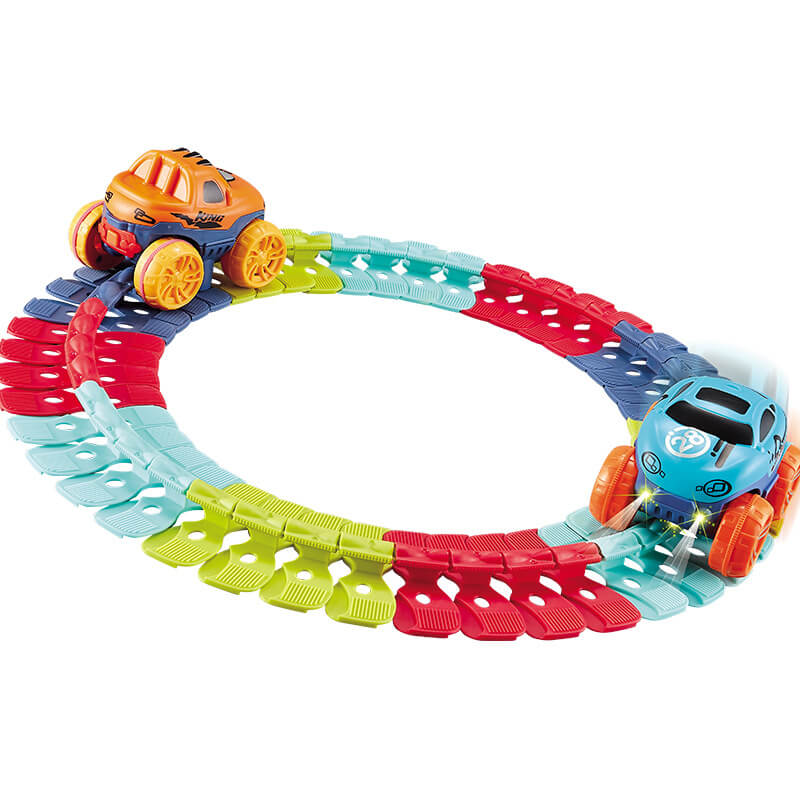 FlexiTrack | Flexible Glow-in-the-Dark Racetrack Set for Kids