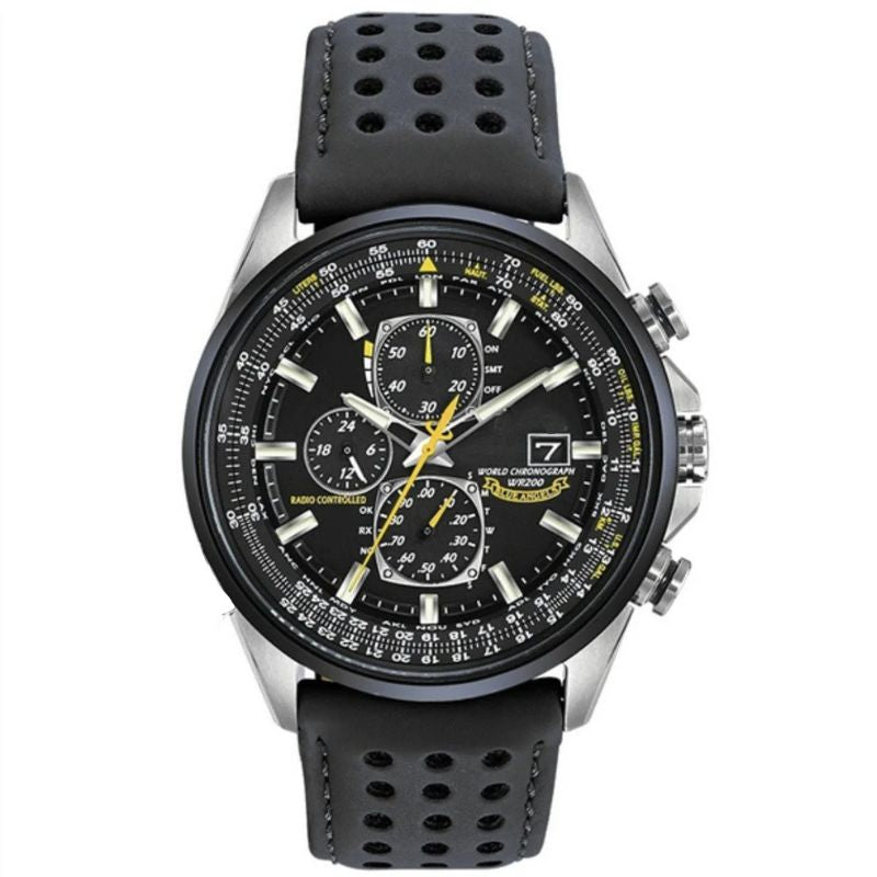 Quartz Chronograph Men’s Watch – Waterproof Stainless Steel Wristwatch with Date & Luminous Hands