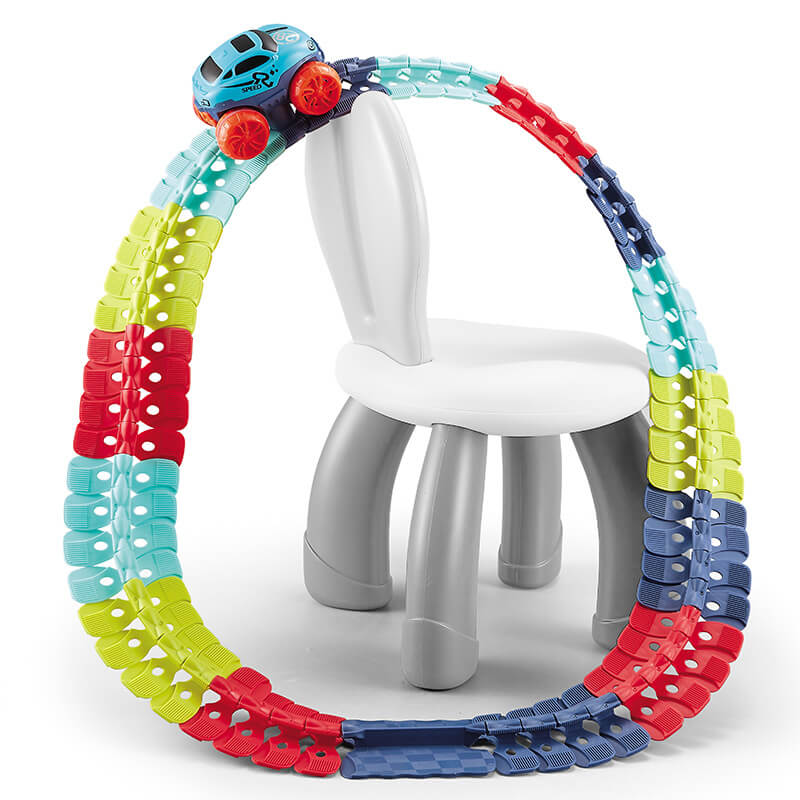 FlexiTrack | Flexible Glow-in-the-Dark Racetrack Set for Kids