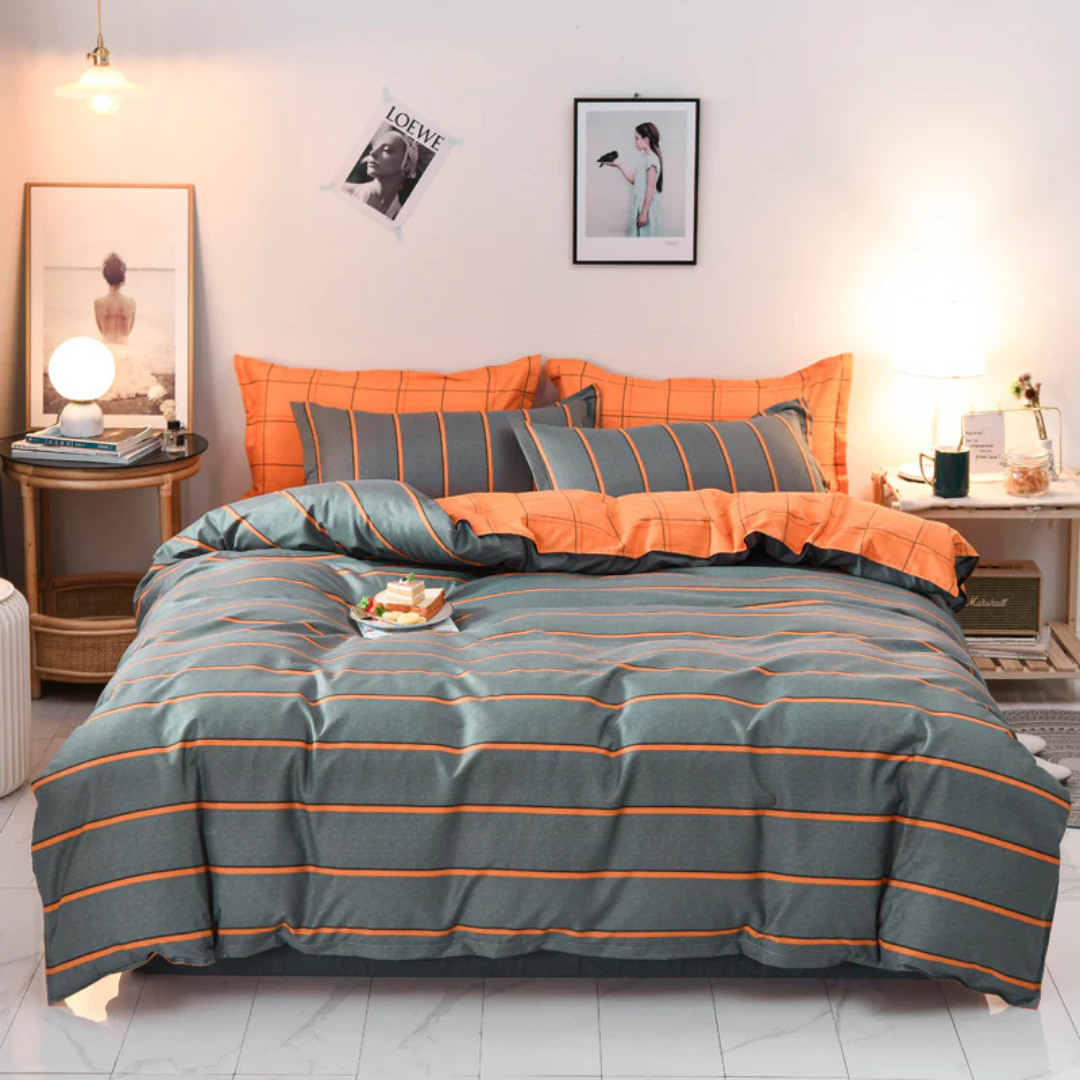 Tova – Luxury Modern Duvet Cover Set with Pillowcases