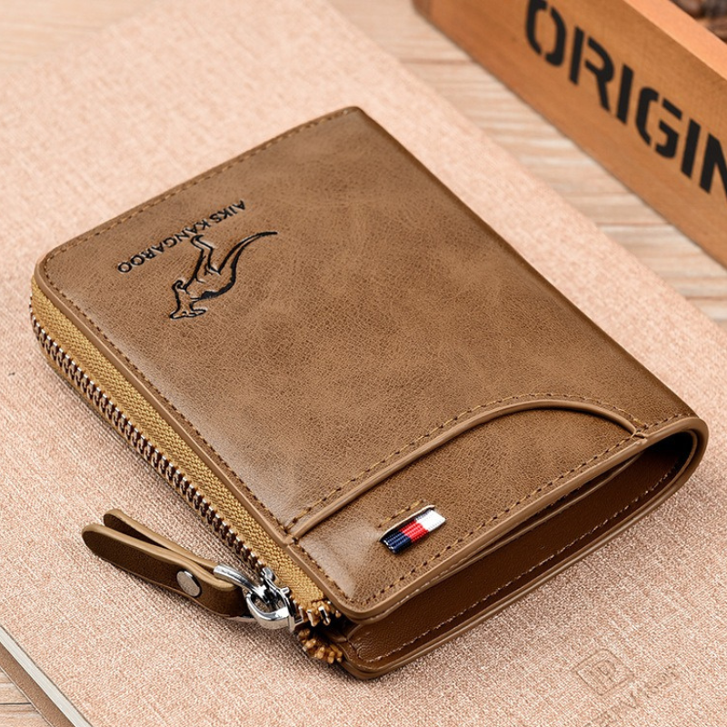 WalletPro – Men’s Genuine Leather RFID Anti-Theft Wallet