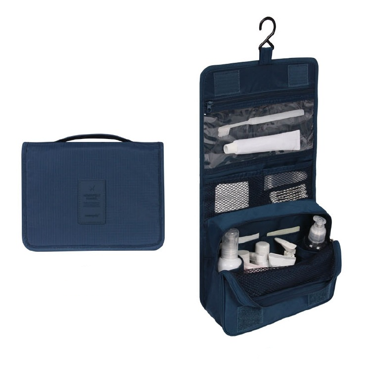 TravelEase –  Water-Resistant Travel Toiletry Bag with Hanging Hook