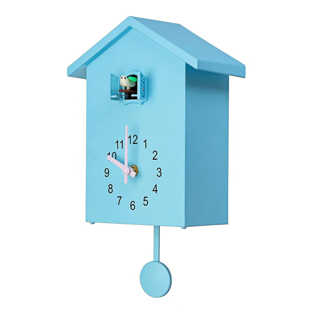 Modern Cuckoo Wall Clock – Elegant Minimalist Design with Hourly Cuckoo Sound