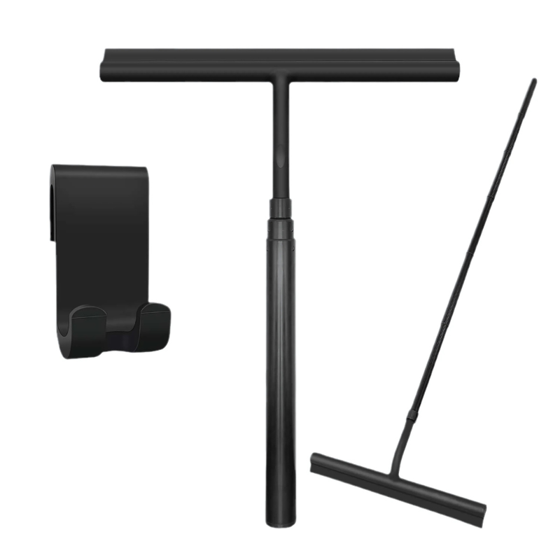 SaniLuxe Telescopic Shower Squeegee – Comfortable & Efficient Bathroom Cleaning Tool