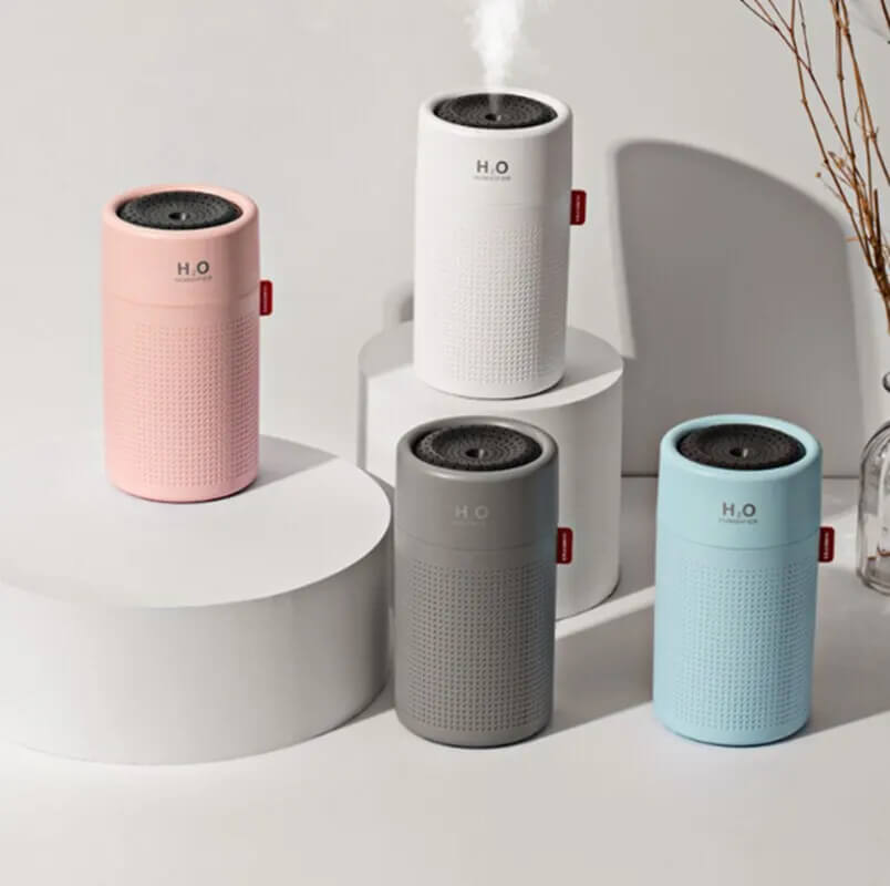 Portable Rechargeable Humidifier – Compact Wireless Air Moisturiser for Home, Office & Travel