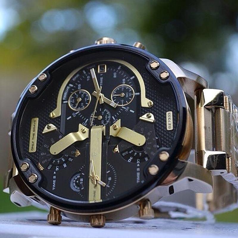 Stainless Steel Chronograph Quartz Watch – Elegant Men’s Luxury Timepiece