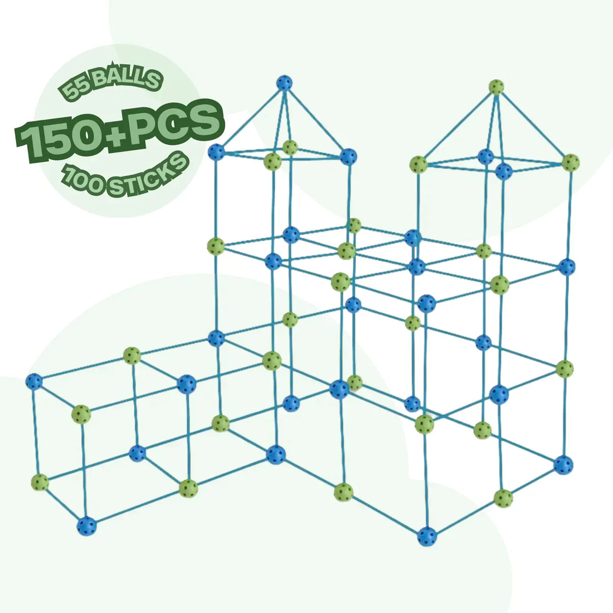 Kids Fort Building Kit – Creative Construction Playset