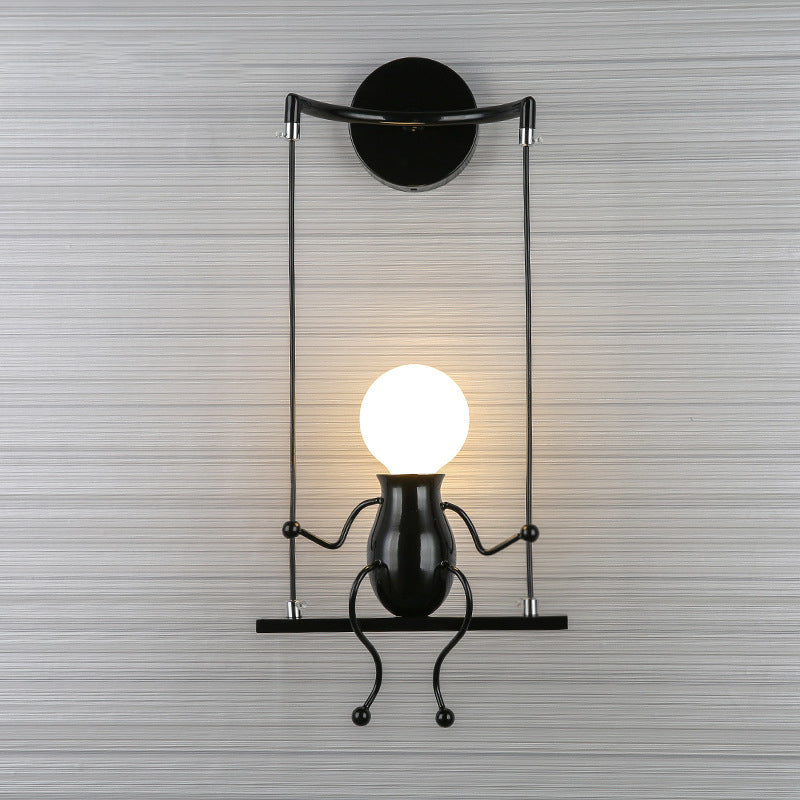 SwingDesign Wall Light – Modern Playful Wall Lamp for Bedrooms & Living Spaces