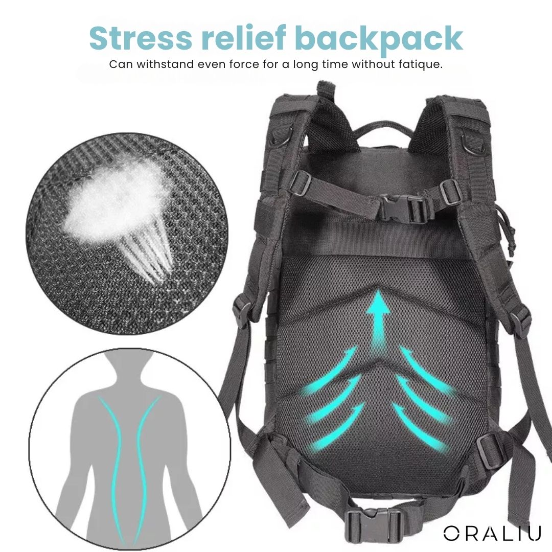 Emergency Tactical Backpack – Waterproof, Essential for Survival