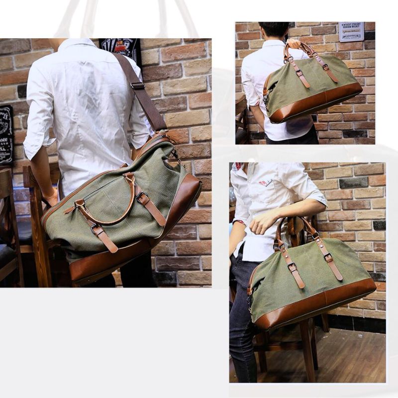 Durable 50L Travel Duffel Bag – Water-Resistant Fabric with Adjustable Shoulder Strap