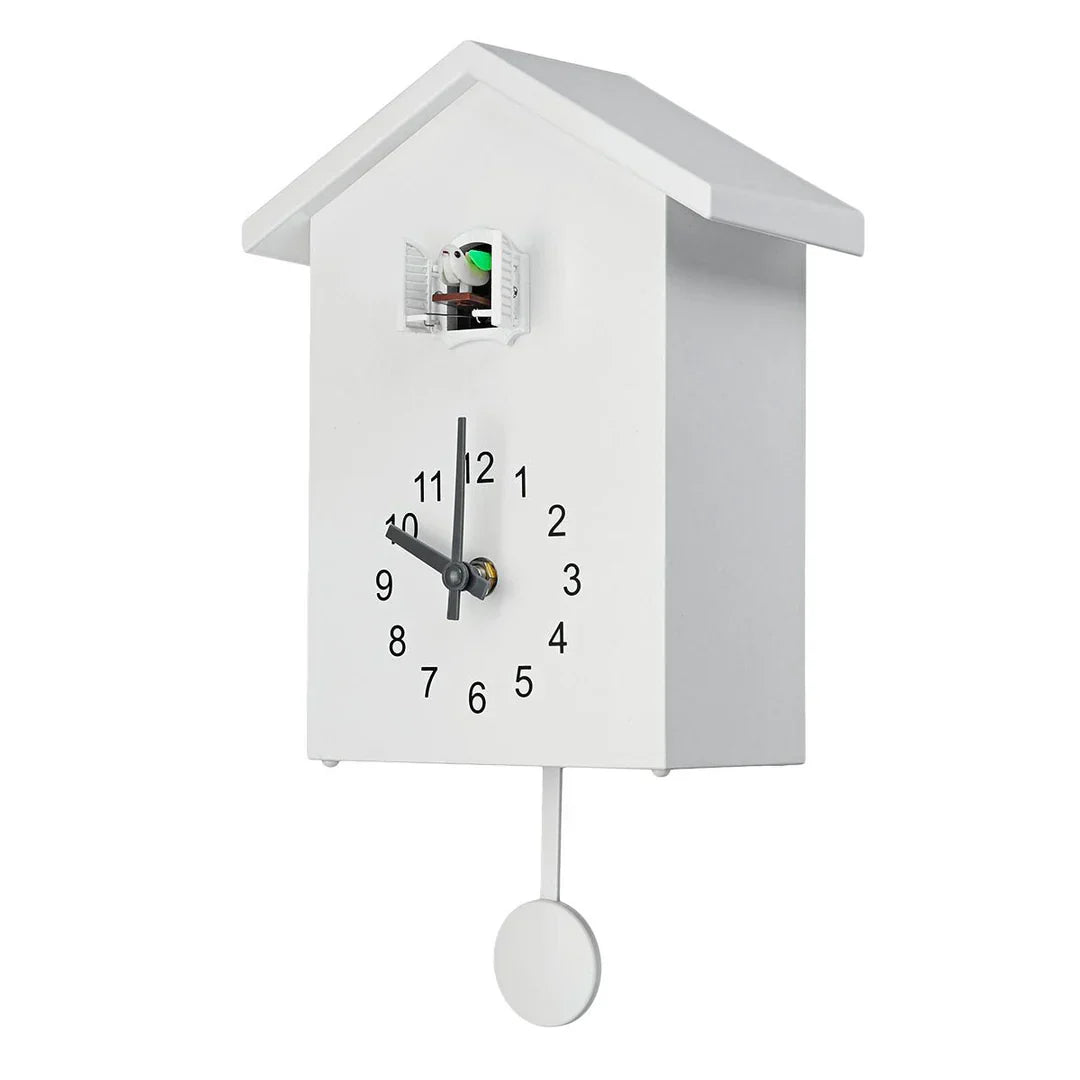 Modern Cuckoo Wall Clock – Elegant Minimalist Design with Hourly Cuckoo Sound