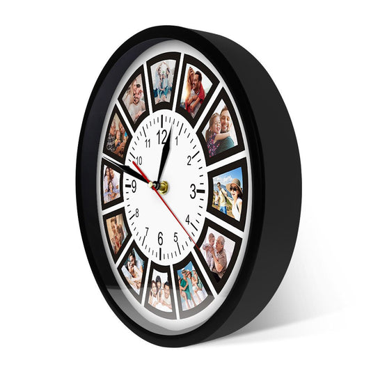 MemoryFrame - Personalised Photo Collage Wall Clock