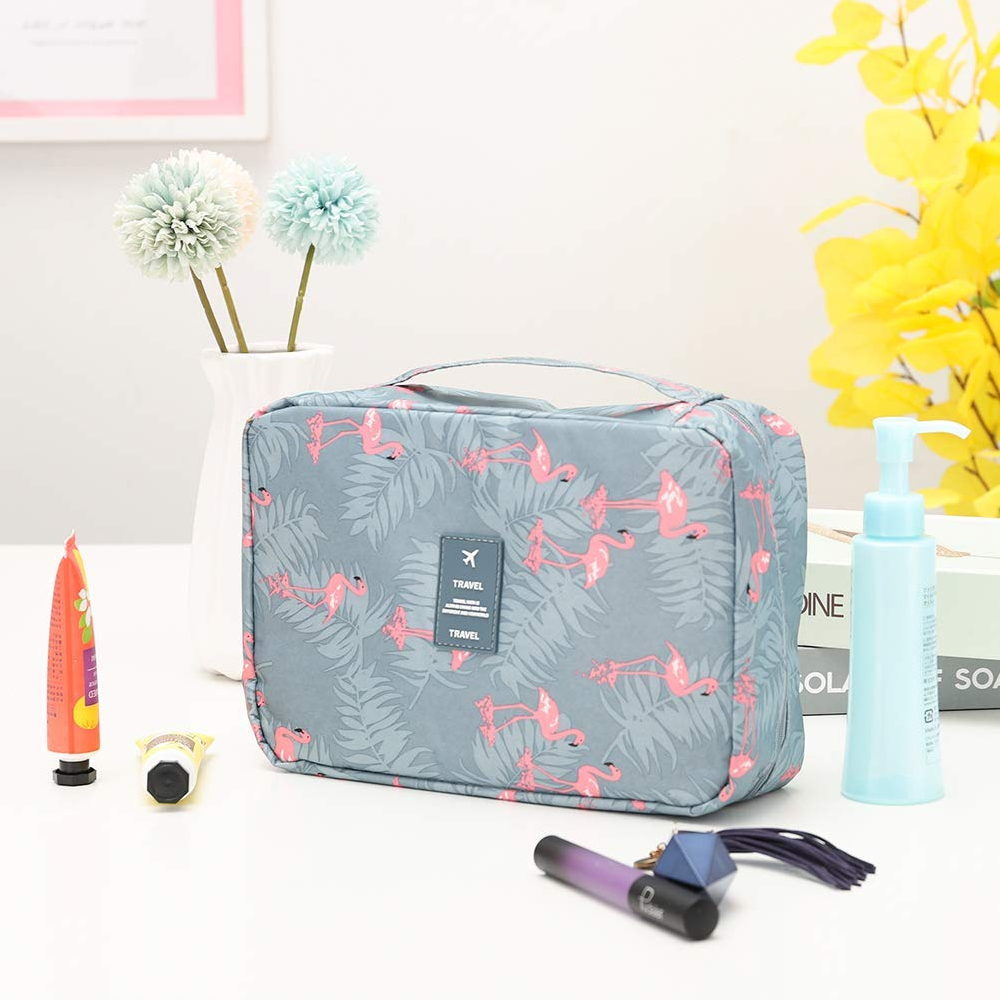 TravelEase –  Water-Resistant Travel Toiletry Bag with Hanging Hook