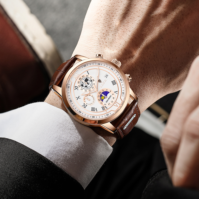Classic Chronograph Men’s Watch | Stylish & Functional Luxury Wristwatch for Every Occasion