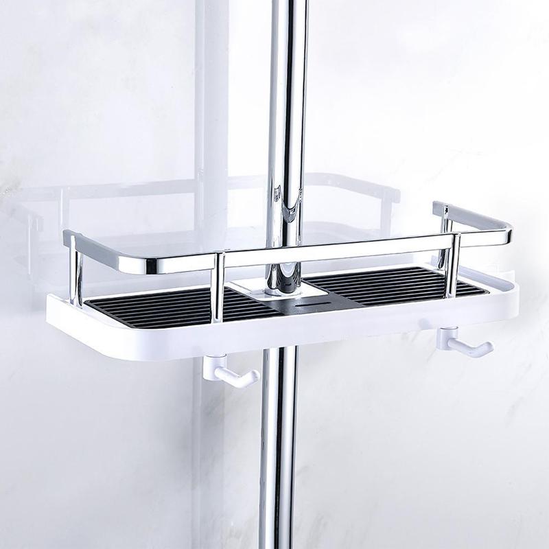 BathBuddy | No-Drill Shower Shelf – Space-Saving Bathroom Storage