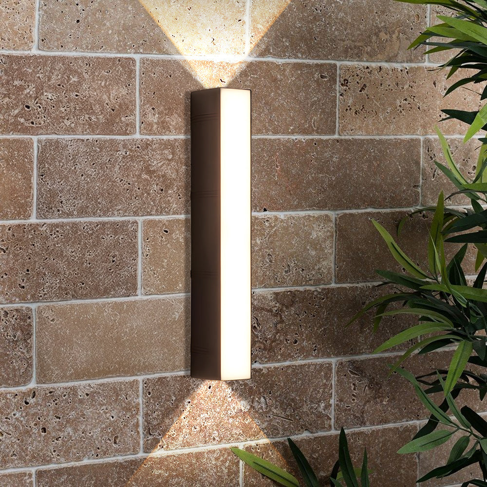 Ultra-Bright Outdoor LED Wall Light – Modern Waterproof Up & Down Design for Garden, Patio & Entryways