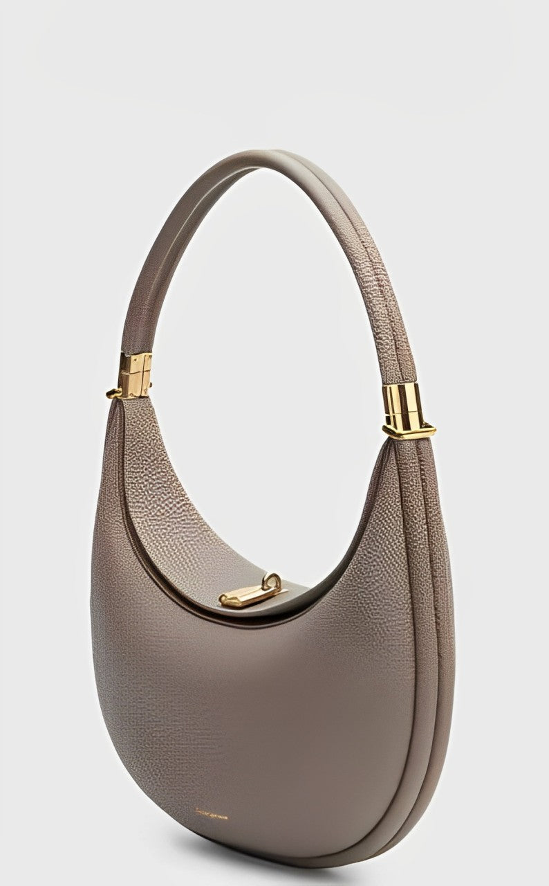 Thonia – Chic Minimalist Half-Moon Shoulder Bag Elegant Modern Crossbody Purse for Women
