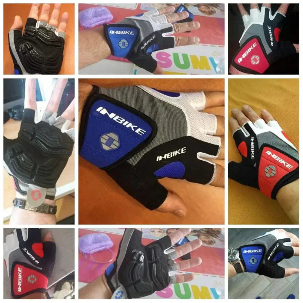 3D Gel Padded Cycling Gloves – Shock-Absorbing Breathable Bike Gloves for Men & Women