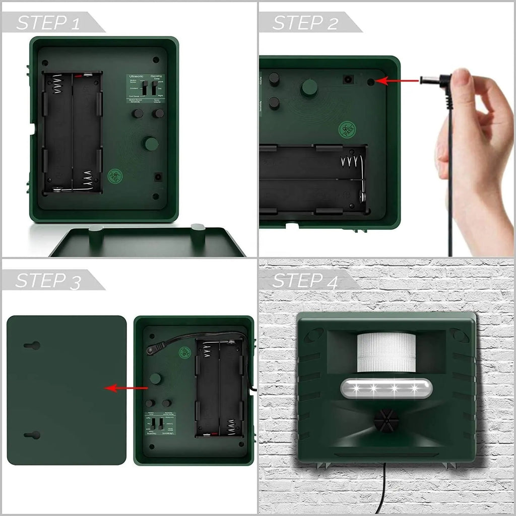 Ultrasonic Woodpecker Repeller – Effective & Humane Bird Deterrent for Gardens & Homes