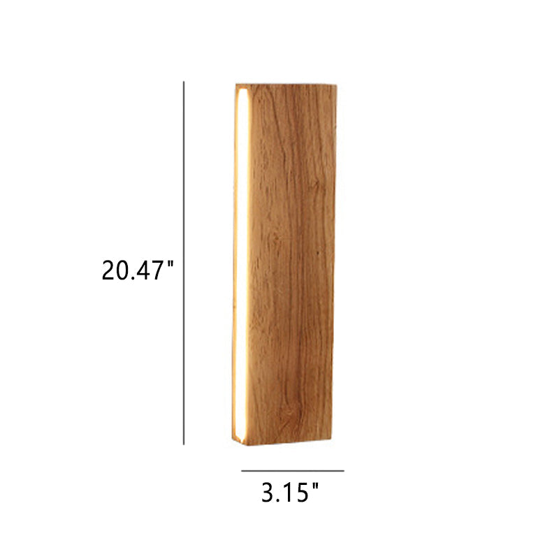 OakBeam | Minimalist Solid Wood LED Wall Light