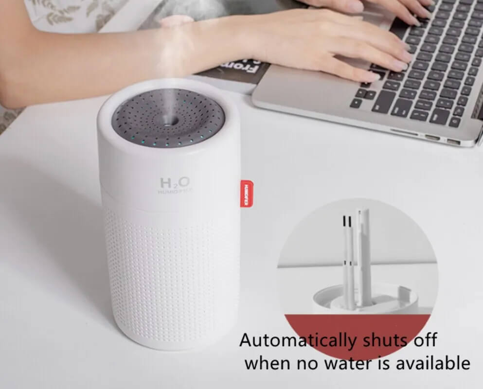 Portable Rechargeable Humidifier – Compact Wireless Air Moisturiser for Home, Office & Travel