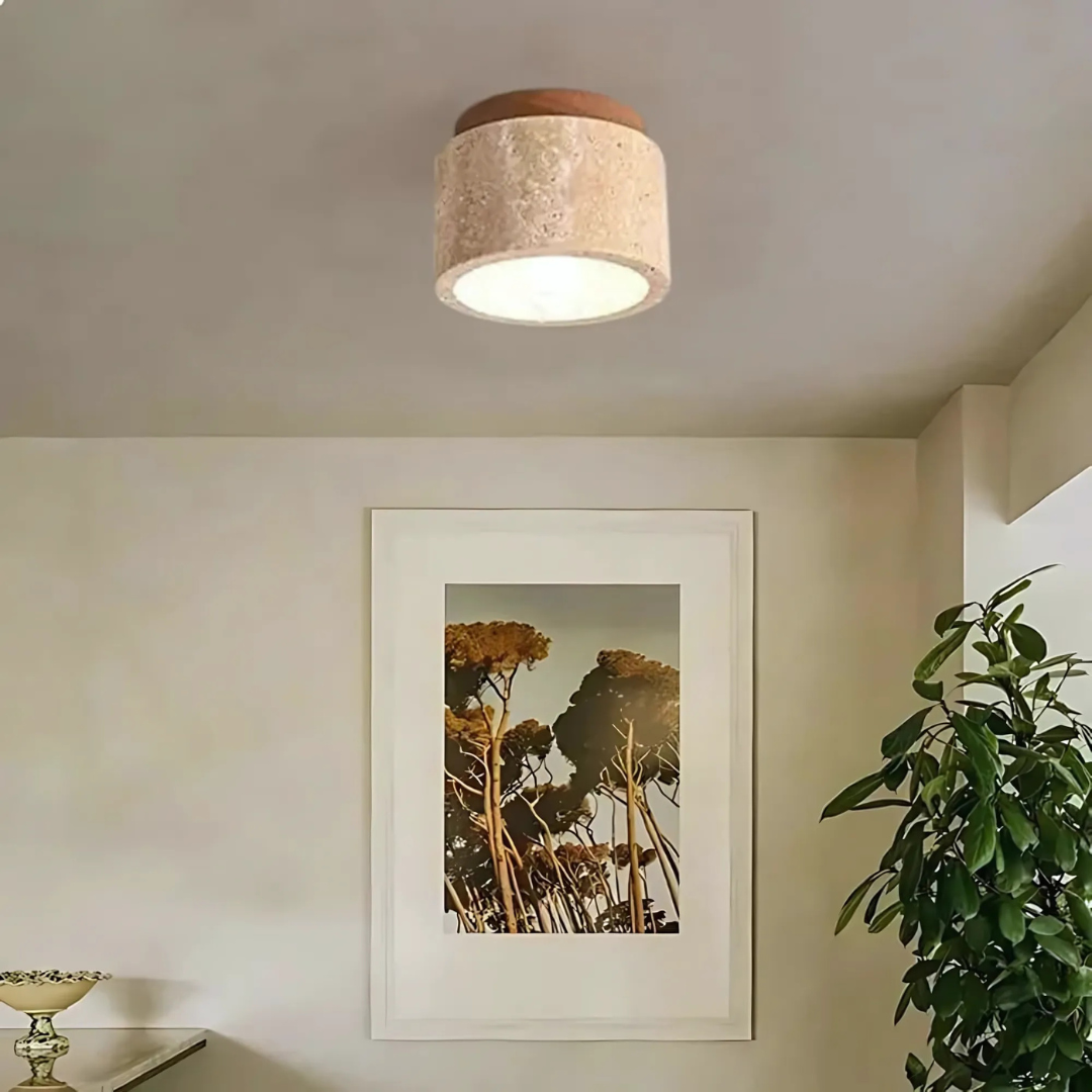 Radia – Japanese Ceiling Light | Minimalist Home Lighting with Warm Glow