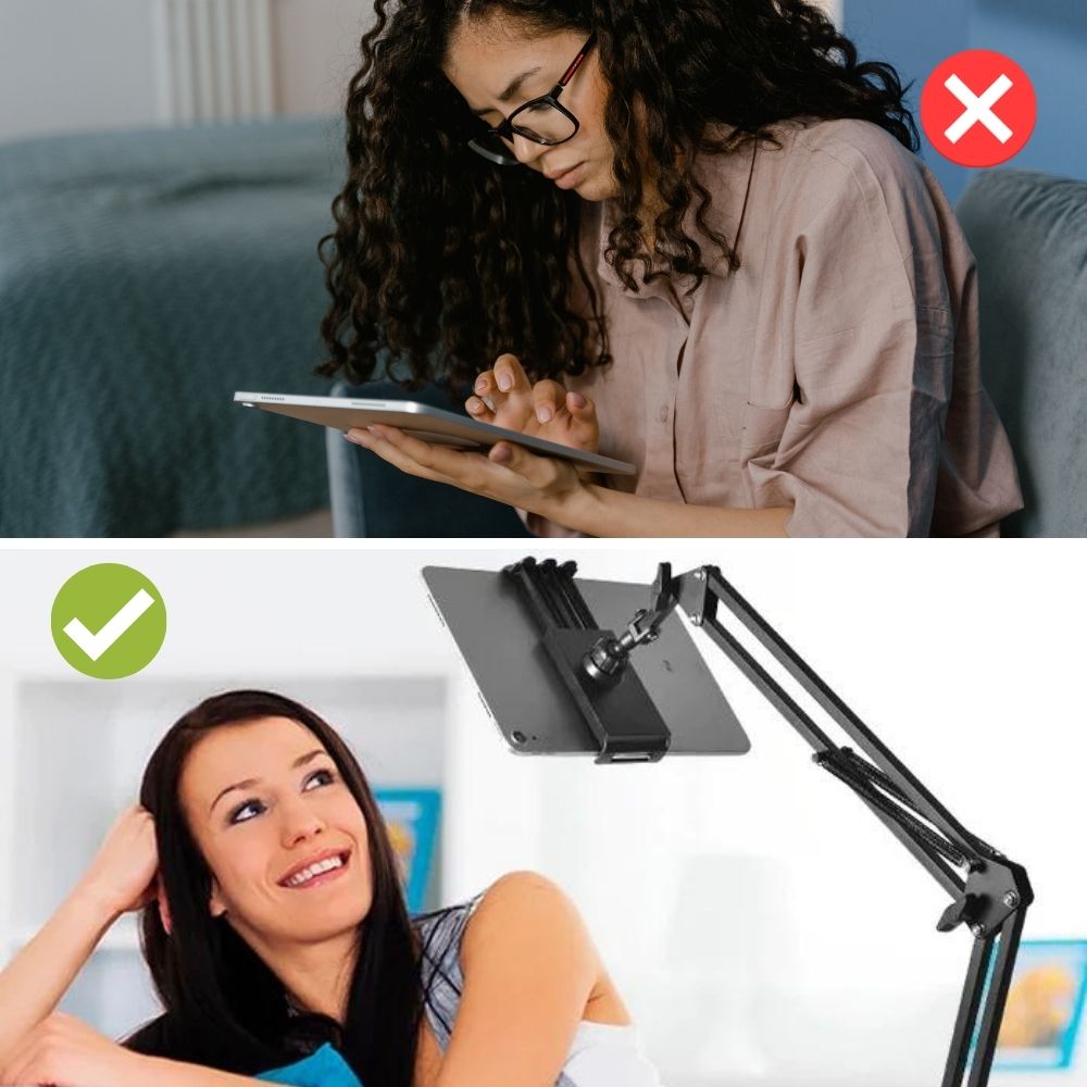 Bettina – Adjustable Tablet Holder Stand for Bed, Desk & Couch | Ergonomic & Universal Fit