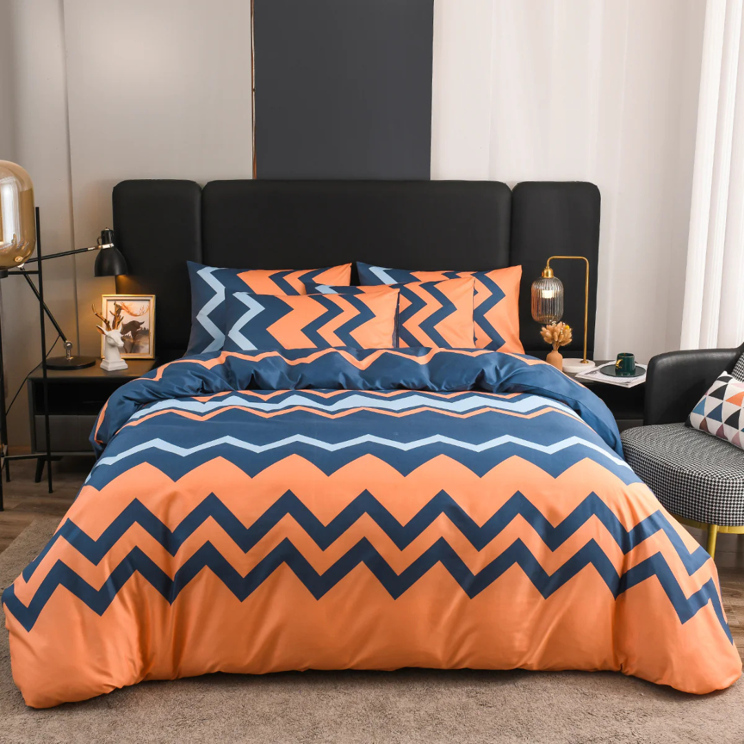 Tova – Luxury Modern Duvet Cover Set with Pillowcases