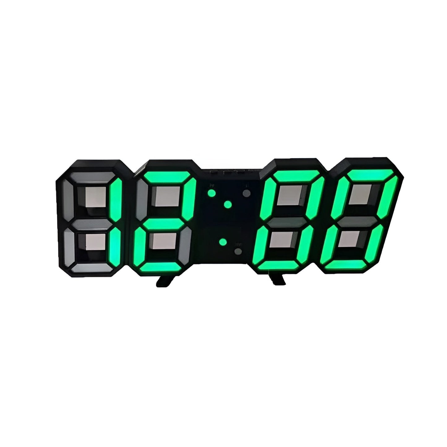 PixelTime Clock – Modern 3D LED Digital Wall Clock with Temperature, Date & Alarm